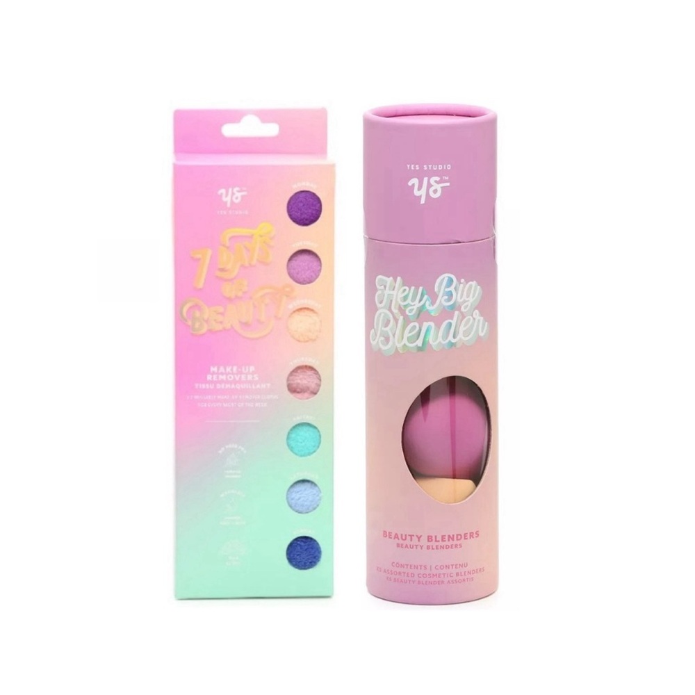 Yes Studio Reusable Make-Up Removers-7 & Beauty Blenders-5 Set